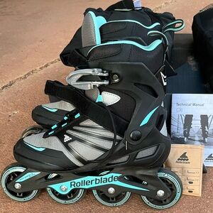 Rollerblades Women size 8 / 39 Zetrablade & Accessories